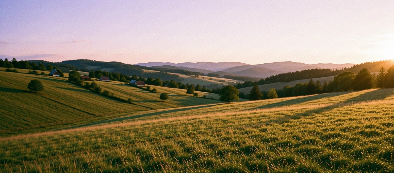 Slovenská krajina počas úsvitu